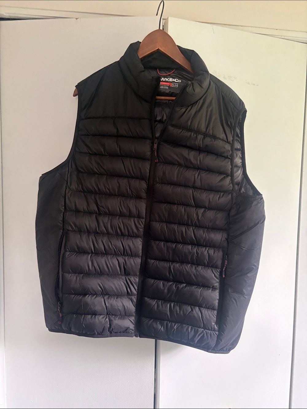 Hawke & Co Black Quilted Puffer Vest